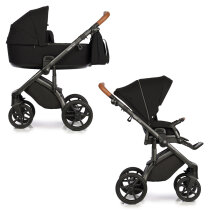 Універсальна коляска 2 в 1 Roan Bass Next (01 Black)