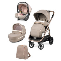 Універсальна коляска 3 в 1 Peg-Perego Veloce з рюкзаком (Mon Amour)