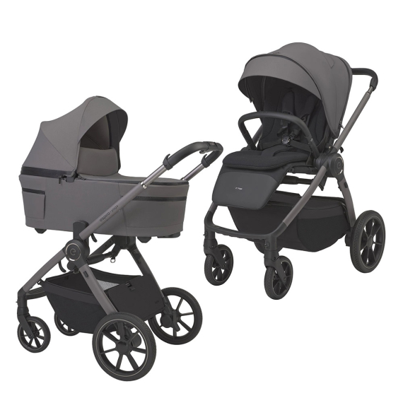 Універсальна коляска 2 в 1 Espiro Yoga 2026 (217 Gray Zen) - фото | Интернет-магазин автокресел, колясок и аксессуаров для детей Avtokrisla