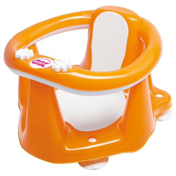 Сидіння дитяче OK Baby Flipper Evolution з нековзким покриттям і термодатчиком (помаранчеве) - фото | Интернет-магазин автокресел, колясок и аксессуаров для детей Avtokrisla