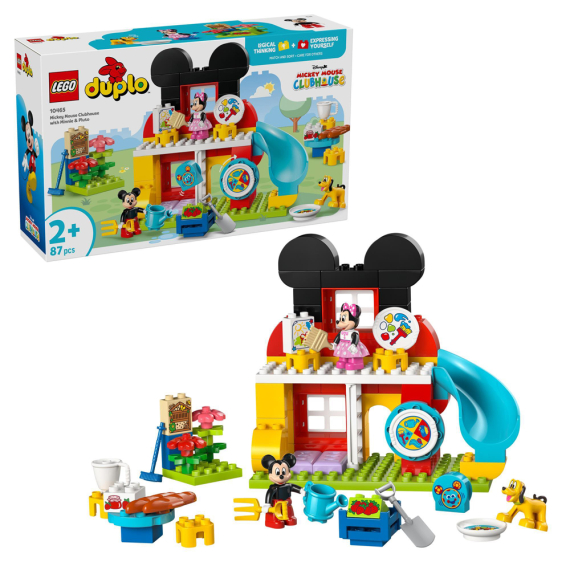 Конструктор LEGO DUPLO Disney Клубний будинок з Мінні та Плуто, 87 Деталей - фото | Интернет-магазин автокресел, колясок и аксессуаров для детей Avtokrisla