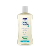 Ніжний гель-шампунь для тіла та волосся Chicco Baby Moments, 200 мл