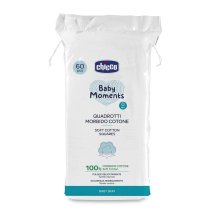 Подушечки м'які бавовняні Chicco Baby Moments, 60 шт