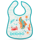 Нагрудник бавовняний Baboo Sea Life, 3+ місяців (білий)