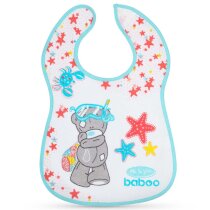 Нагрудник бавовняний Baboo Me to You, 3+ місяців (білий)