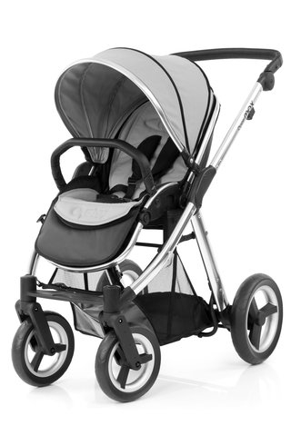 Прогулочная коляска BabyStyle Oyster Max (Pure Silver / Mirror) - фото | Интернет-магазин автокресел, колясок и аксессуаров для детей Avtokrisla