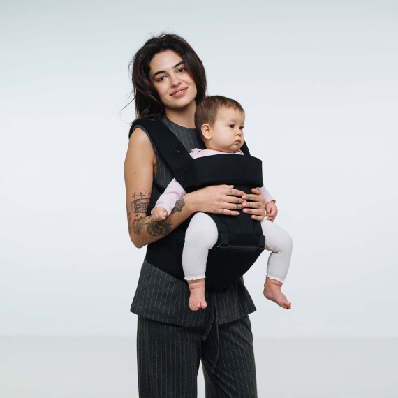 Переноска дитяча Love & Carry Хіпсіт 6 в 1(Чорний) - фото | Интернет-магазин автокресел, колясок и аксессуаров для детей Avtokrisla