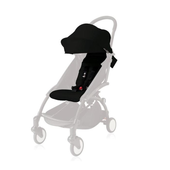 Комплект текстилю BABYZEN YOYO Plus 6+ (Black) - фото | Интернет-магазин автокресел, колясок и аксессуаров для детей Avtokrisla