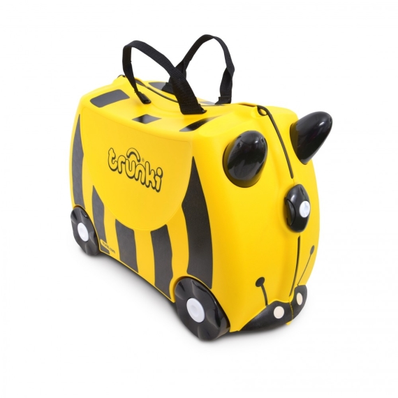 Дитяча валіза для подорожей Trunki Bernard Bumble Bee - фото | Интернет-магазин автокресел, колясок и аксессуаров для детей Avtokrisla