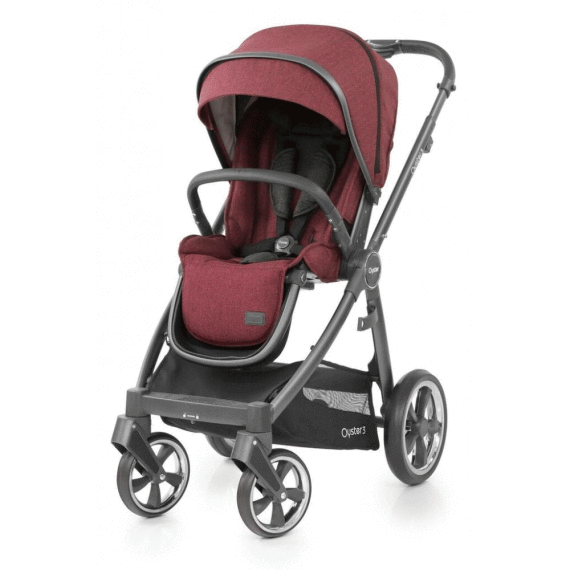 Прогулочная коляска BabyStyle Oyster 3  (Berry) - фото | Интернет-магазин автокресел, колясок и аксессуаров для детей Avtokrisla