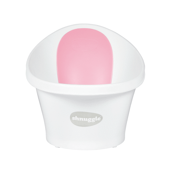 Ванночка Shnuggle (White/Pink) - фото | Интернет-магазин автокресел, колясок и аксессуаров для детей Avtokrisla