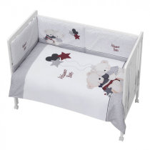 Комплект постільної білизни 6 елементів Interbaby Amoroso Gris