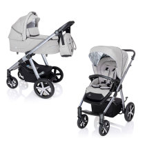 Універсальна коляска 2 в 1 Baby Design Husky NR 2020 (27 Light Gray)