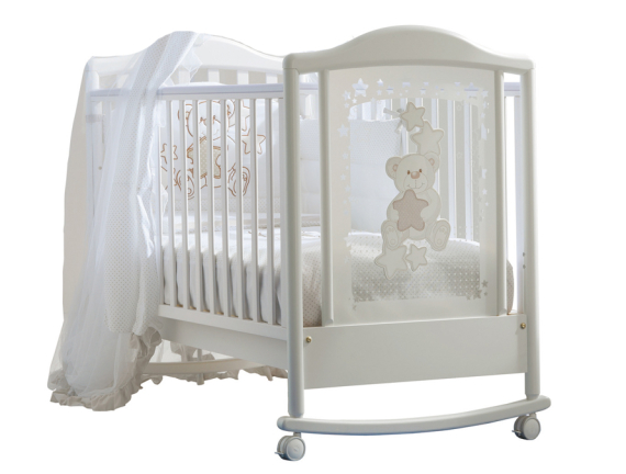 Детская кроватка Pali Meggie (белый) - фото | Интернет-магазин автокресел, колясок и аксессуаров для детей Avtokrisla