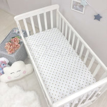 Простирадло Маленька Соня Shine 120 х 60 см (золото / горох)