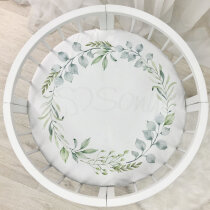 Простирадло дитяче з друком Маленька Соня 70 х 70 см (Зелений віночок)