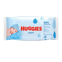 Вологі серветки Huggies Pure, 56 шт