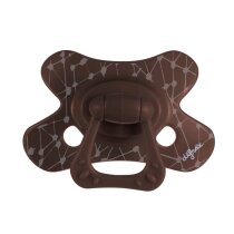 Пустушка силіконова Difrax Natural, 6+ міс (Chocolate grid)