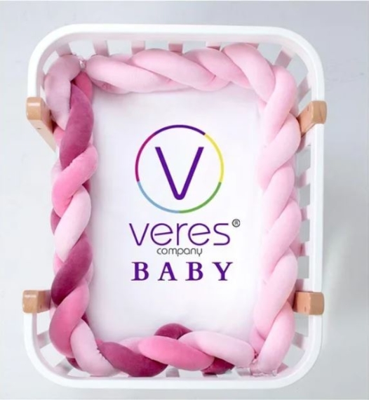 Бампер-коса Baby Veres Pink Gradient 120х15 см - фото | Интернет-магазин автокресел, колясок и аксессуаров для детей Avtokrisla