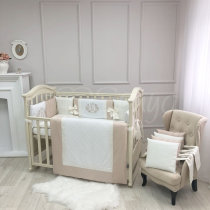 Постільний комплект Маленька Соня Royal, 6 одиниць (крем)