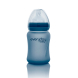 Стеклянная термочувствительная детская бутылочка Everyday Baby, 150 мл (черничная)