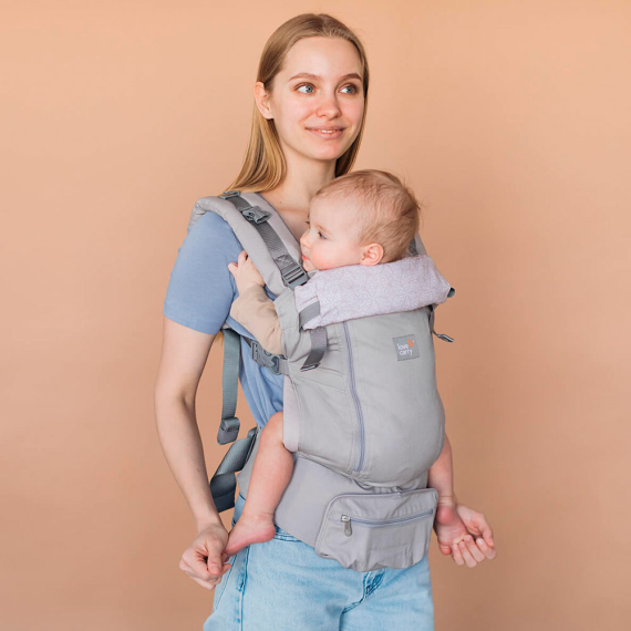 Ерго-рюкзак Love & Carry AIR X (Айворі) - фото | Интернет-магазин автокресел, колясок и аксессуаров для детей Avtokrisla