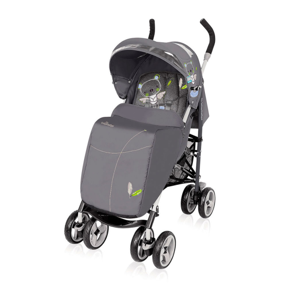 Прогулянкова коляска Baby Design Travel Quick New (17 Stylish Gray) - фото | Интернет-магазин автокресел, колясок и аксессуаров для детей Avtokrisla