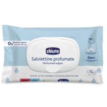Серветки м`які очищаючі Chicco, 72 шт