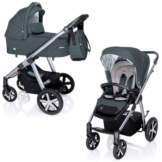 Универсальная коляска 2 в 1 Baby Design Husky NR 2020 (17 Graphite) - фото | Интернет-магазин автокресел, колясок и аксессуаров для детей Avtokrisla