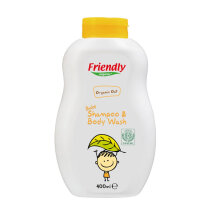 Дитячий шампунь-гель для купання FRIENDLY ORGANIC, Екстракт вівса, 400 мл