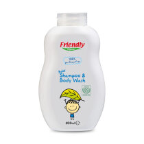 Дитячий шампунь-гель для купання FRIENDLY ORGANIC, Без запаху, 400 мл
