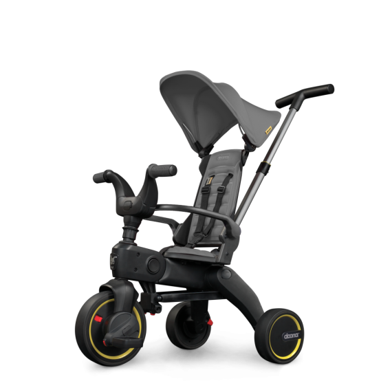 Складний 3-колісний велосипед Doona Liki Trike S1 (Grey Hound) - фото | Интернет-магазин автокресел, колясок и аксессуаров для детей Avtokrisla