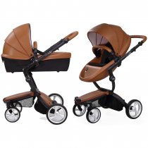 Універсальна коляска 2 в 1 Mima Xari (Camel) чорний вкладиш