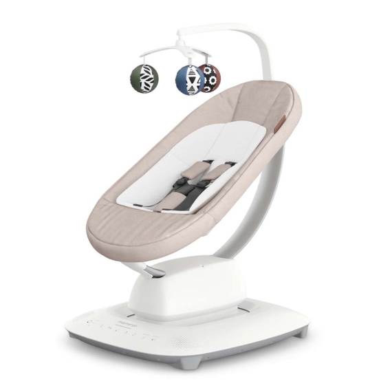 Крісло-гойдалка UPPAbaby Mamaroo Smart Swing (Charlie) - фото | Интернет-магазин автокресел, колясок и аксессуаров для детей Avtokrisla