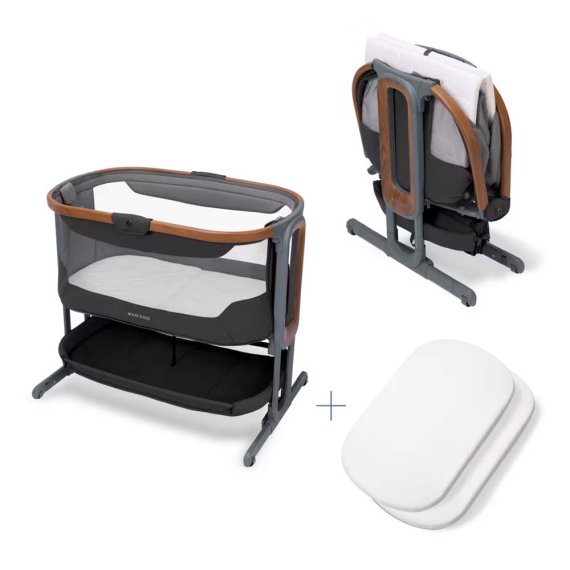 Приставне ліжечко MAXI-COSI Iora Pro (Elegance Graphite) - фото | Интернет-магазин автокресел, колясок и аксессуаров для детей Avtokrisla