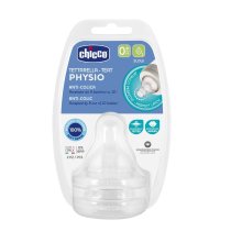 Соска силіконова фізіологічна Chicco PERFECT 5 від 0 місяців, повільний потік, 2 шт