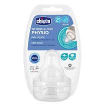 Соска силіконова фізіологічна Chicco PERFECT 5 середній потік 2+ міс (2шт)