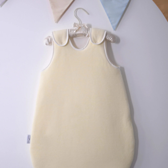 Cпальник Baby Veres Велюр, 0-9 місяців (молочний) - фото | Интернет-магазин автокресел, колясок и аксессуаров для детей Avtokrisla