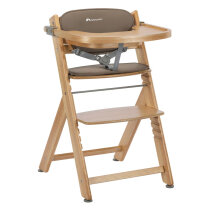 Стільчик для годування з вкладишем BEBE CONFORT Timba (Natural Wood / Beige Ecom)