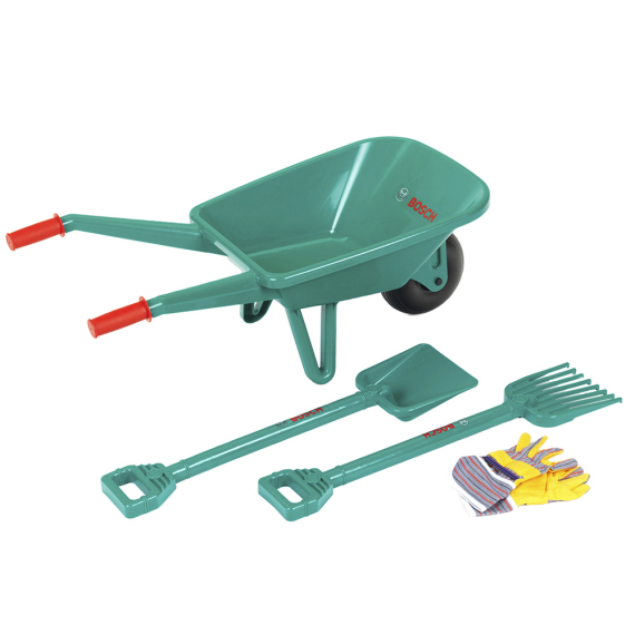Игрушечный набор для садовника с тачкой BOSCH mini - фото | Интернет-магазин автокресел, колясок и аксессуаров для детей Avtokrisla