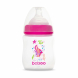 Пляшечка для годування Baboo Sea Life Антиколікова, 150 мл, повільний потік, 0+ (рожева)