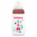 Пляшечка для годування Baboo Marine Антиколікова, 250 мл, середній потік, 3+ (червона)
