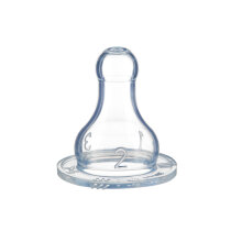 Соска силіконова класична Bebe Confort, 2 шт, розмір S2, 0-12 міс