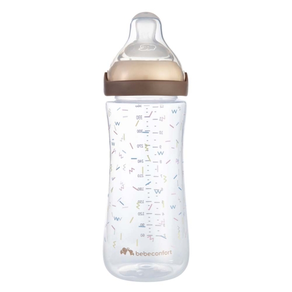 Пляшечка для годування BEBE CONFORT Physio Air Confort, 360 мл, 6+ (Sand) - фото Пляшечка для годування BEBE CONFORT Physio Air Confort, 360 мл, 6+ (Sand) - фото | Интернет-магазин автокресел, колясок и аксессуаров для детей Avtokrisla