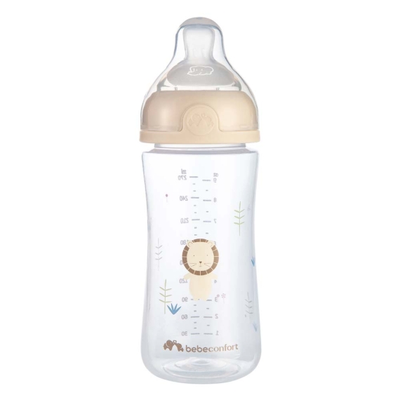 Пляшечка для годування BEBE CONFORT Physio Air, 270 мл, 3+ міс (sand) - фото | Интернет-магазин автокресел, колясок и аксессуаров для детей Avtokrisla
