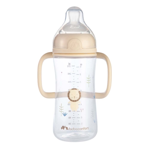 Пляшечка для годування BEBE CONFORT Physio Air, 270 мл, 6+ міс (sand) - фото | Интернет-магазин автокресел, колясок и аксессуаров для детей Avtokrisla