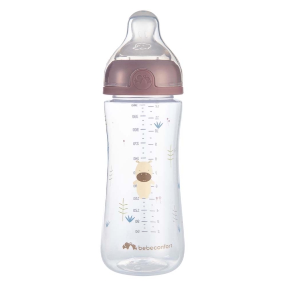 Пляшечка для годування BEBE CONFORT Physio Air, 360 мл, 6+ міс (lavender) - фото | Интернет-магазин автокресел, колясок и аксессуаров для детей Avtokrisla