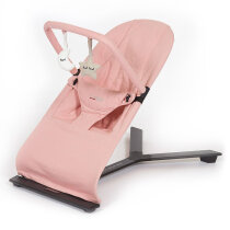 Стілець заколисуючий з бампером Mast Flex Bouncer (Powder Pink)