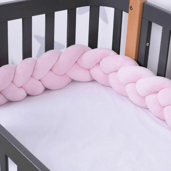 Бампер-коса Baby Veres 120х15 см (Pink Light) - фото | Интернет-магазин автокресел, колясок и аксессуаров для детей Avtokrisla
