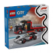 Конструктор LEGO® City Вантажівка для демонстрації F1® із перегоновим автомобілем Audi F1® 508 детал